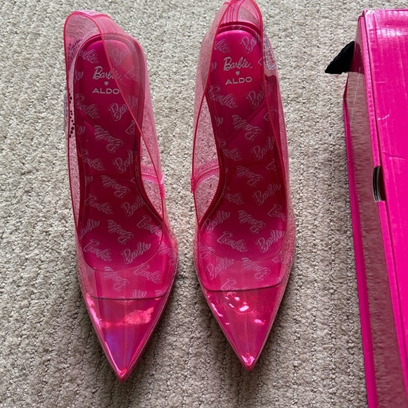 Aldo x Barbie High-Heel Shoes, 8.5, Pink - Picture 7 of 11
